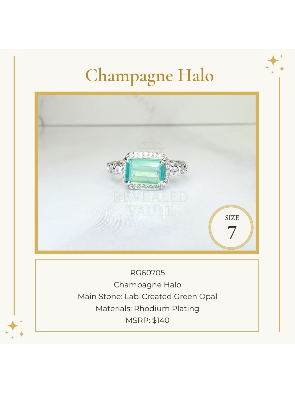 Champagne Halo - Size 7 - OG